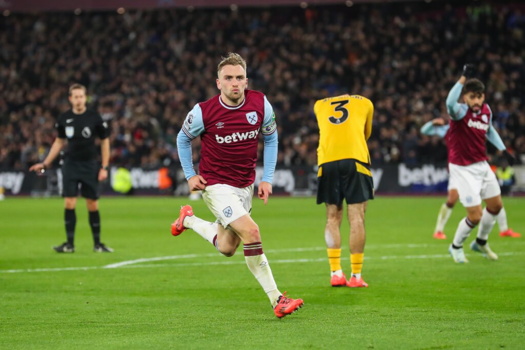 Jarrod Bowen West Ham célébration