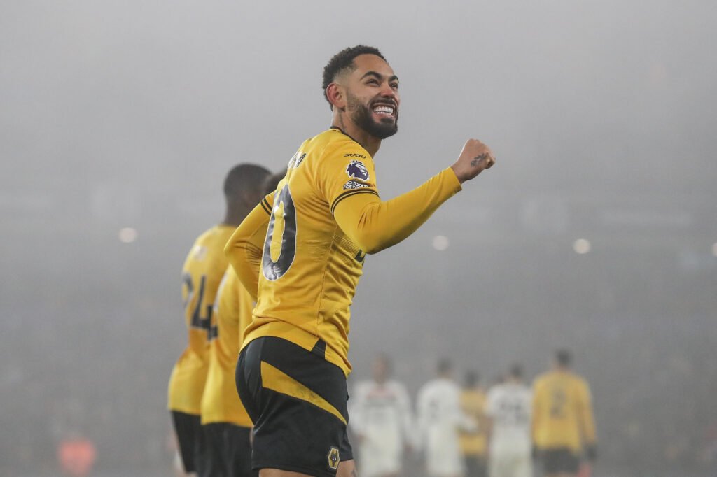 Matheus Cunha Wolverhampton célébration