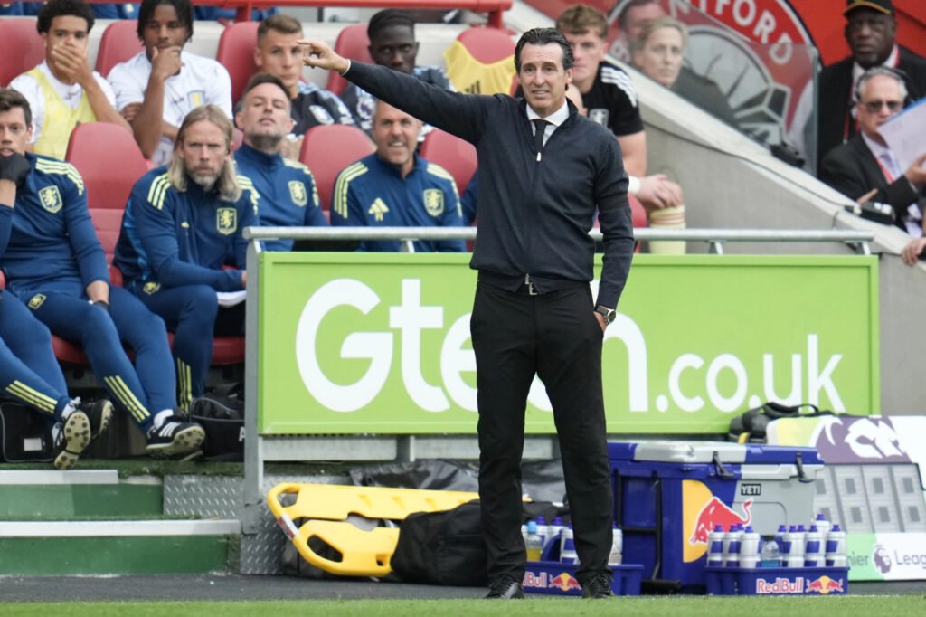 Unai Emery Aston Villa