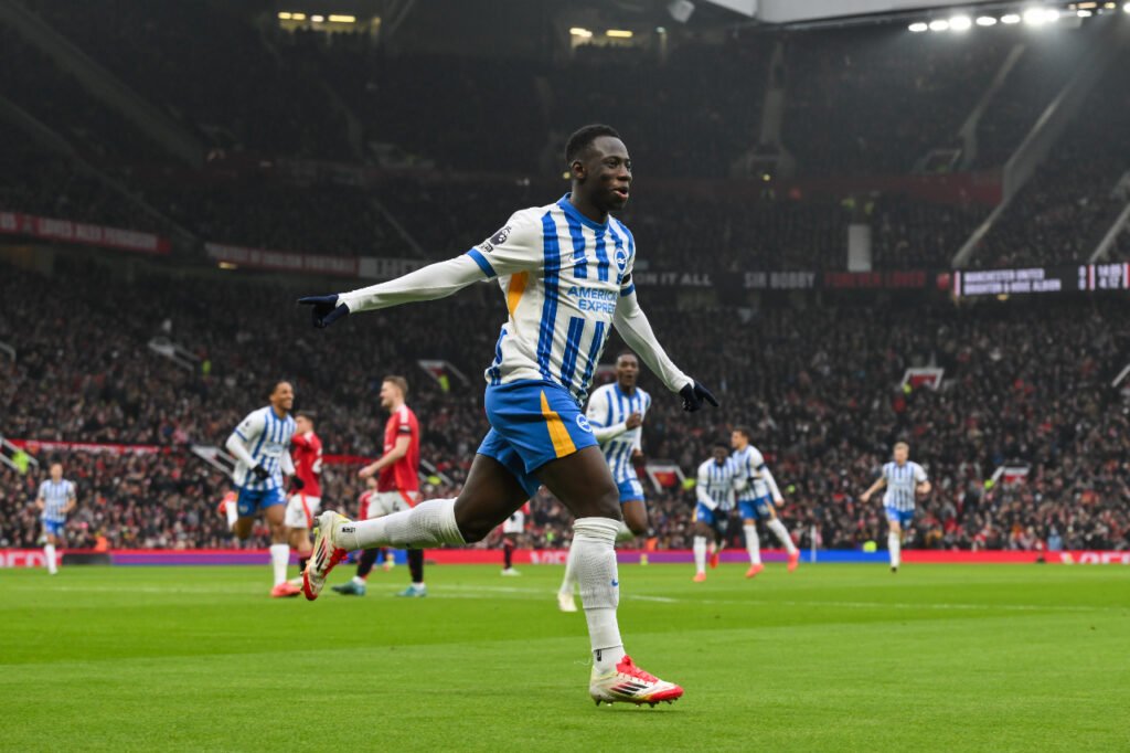 Yankuba Minteh Brighton célébration