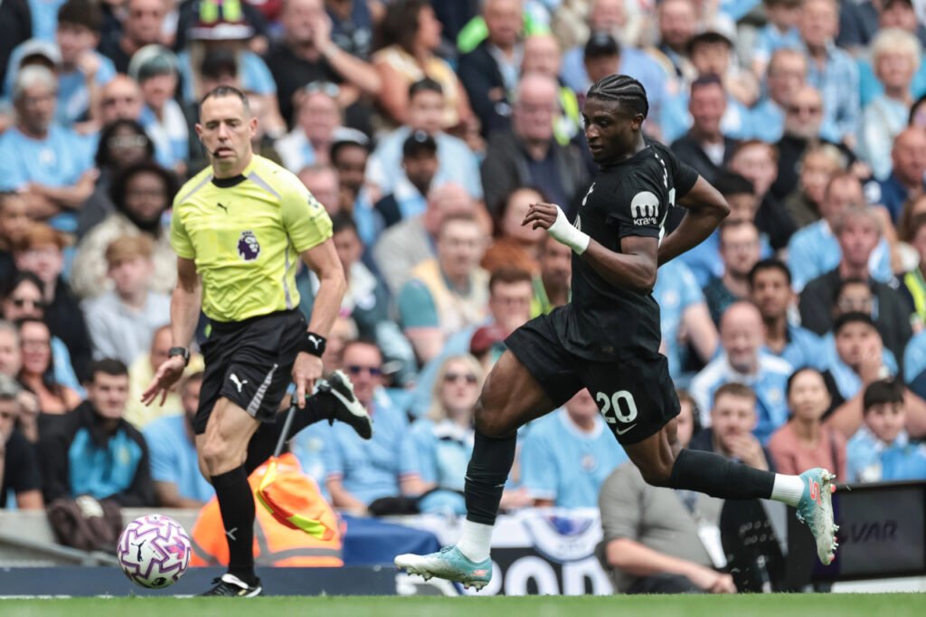 Mohammed Kudus dribble Tottenham Hotspur