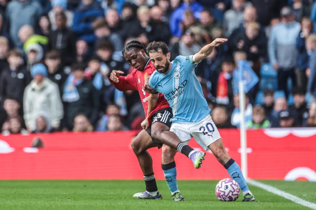Bernardo Silva Manchester City conservation du ballon