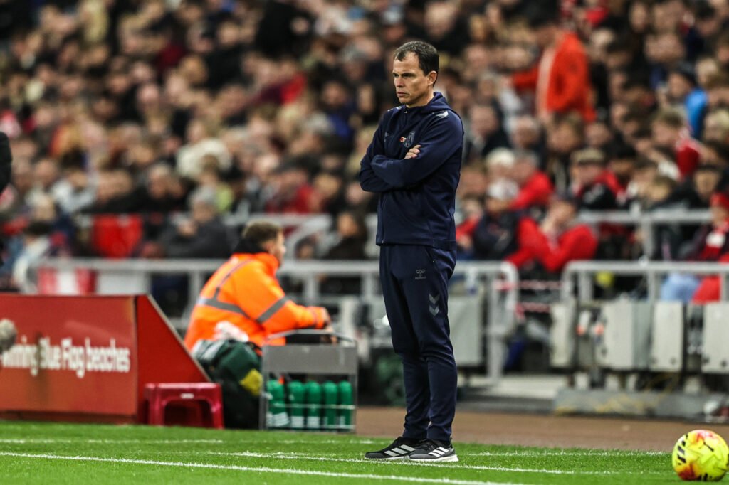 Régis Le Bris manager de Sunderland donne ses consignes