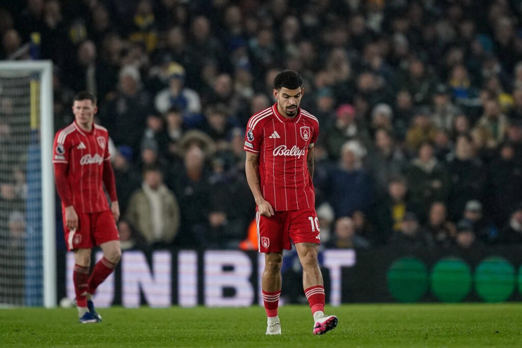 Morgan Gibbs-White déçu de la défaite de Nottingham Forest à Leeds United
