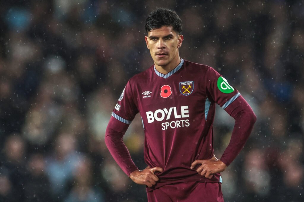 Mateus Fernandes déçu d'une défaite de West Ham