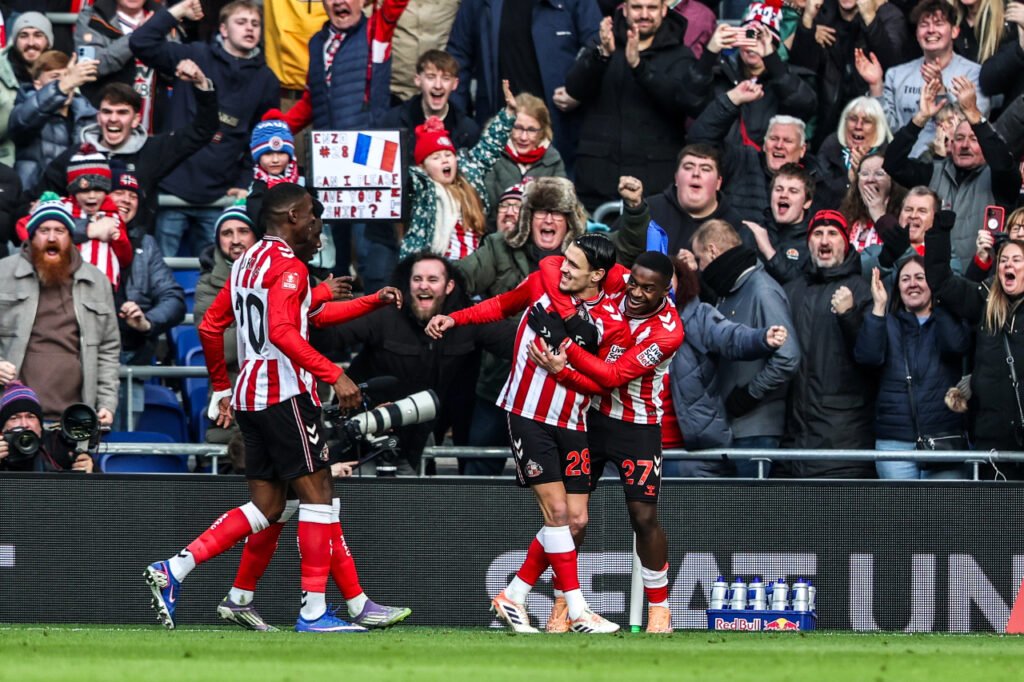 Célébration but Sunderland en Premier League