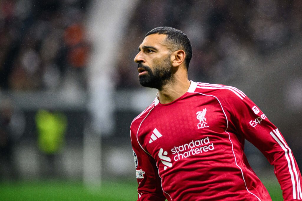 Mohamed Salah avec le maillot de Liverpool