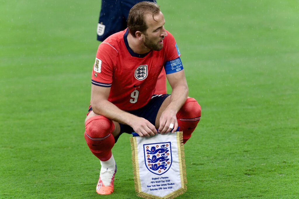 Harry Kane avant le 16e de finale de la Coupe du monde 2026 entre l'Angleterre et la République Démocratique du Congo
