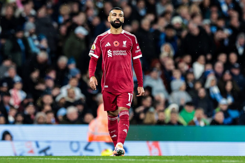 Mohamed Salah avec Liverpool lors d'un match de Premier League
