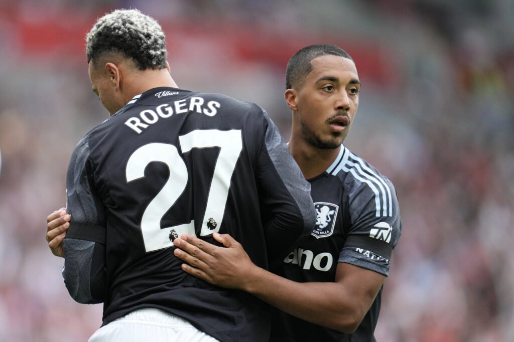 Morgan Rogers et Youri Tielemans Aston Villa